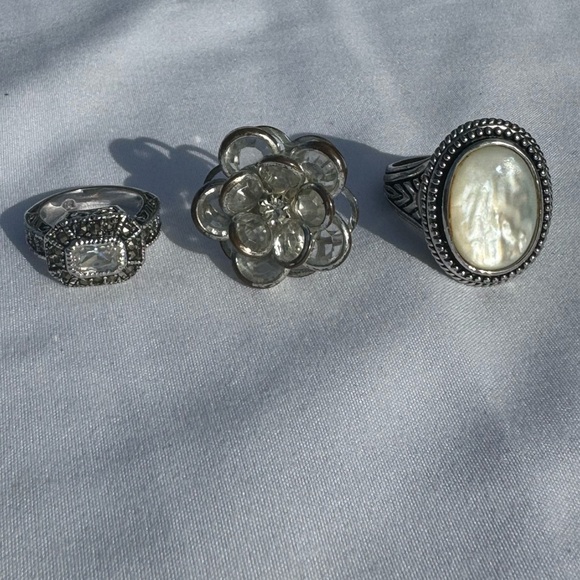 Cute Silver Ring Set - Picture 5 of 6